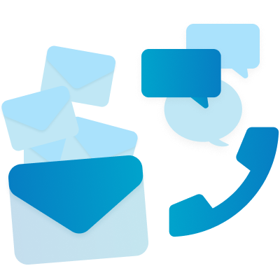 従業員や顧客からの問い合わせが多い